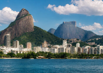 Lagoa Rodrigo de Freitas no Rio de Janeiro