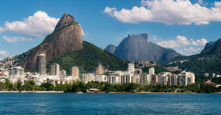 Lagoa Rodrigo de Freitas no Rio de Janeiro