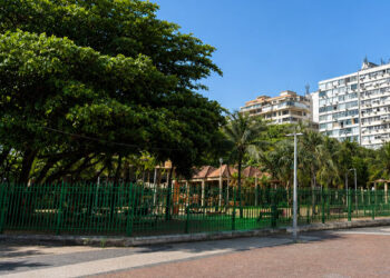 Praça do Lido em Copacabana