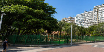 Praça do Lido em Copacabana